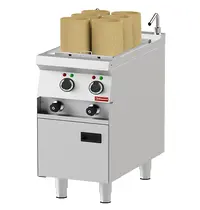 Diamond Dumpling-/Dim Sum Stomer | VAPOR LINE | Elektrisch | 6x Ø150mm | 30°C/110°C | 13.8kW (400V) | Vulkraan + Aftapkraan | 400x750x850(h)mm 