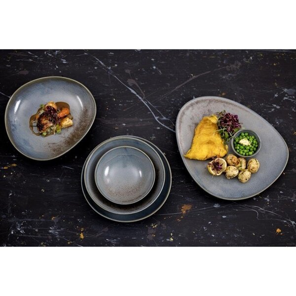 Coupeschalen | EMBER | Porselein | Blauw/Bruin | 71.8cl | 4 Stuks | Ø200x65(h)mm