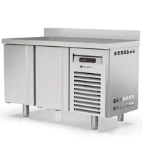 Coreco Koelwerkbank | 600 RANGE | 245L | 2 Deuren | -2°C/+8°C | Geforceerd | Temperatuuralarm | Achteropstand | 1495x600x850/950(h)mm