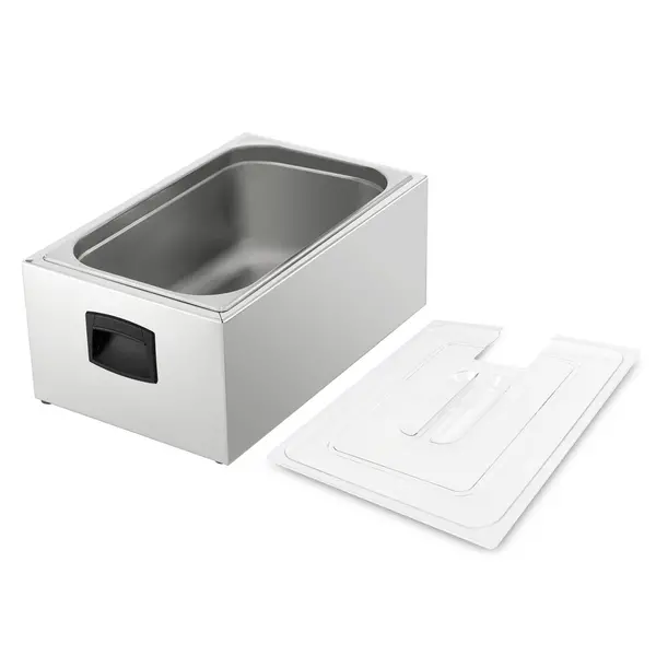 Sous-Vide Waterbak | VACUUM COOKING PLUS | RVS | 27L | 1/1 GN | Incl. Deksel | 360x565x230(h)mm