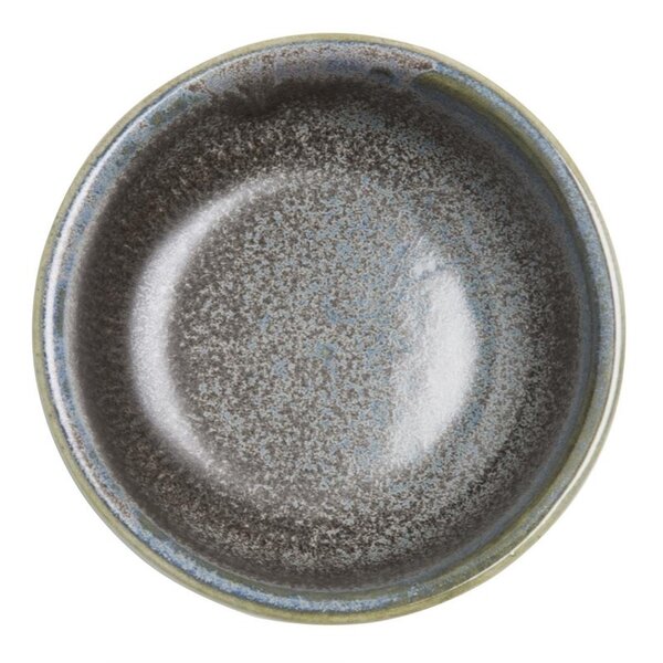 Dipschaaltjes | EMBER | Porselein | Blauw/Bruin | 4cl | 8 Stuks | Ø78x29(h)mm