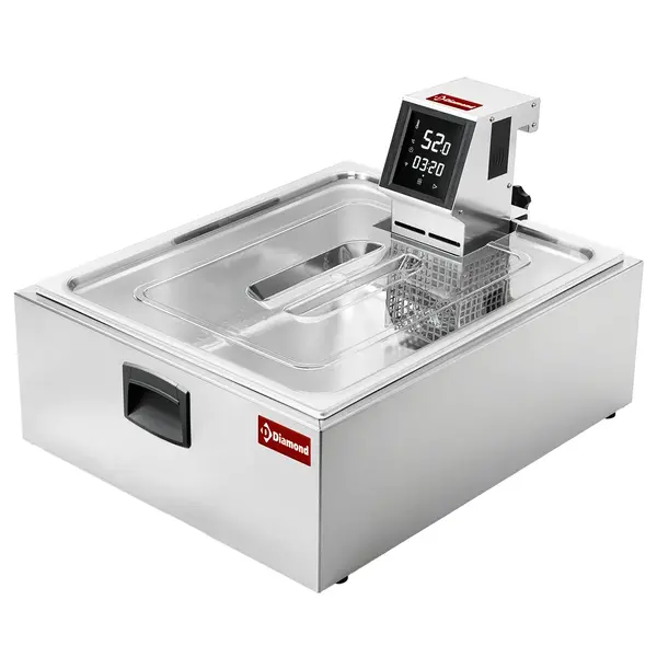 Sous-Vide Set | VACUUM COOKING PLUS | 2/1 GN | 50L | 24°C/99°C | 2kW (230V) | NFC + Touchscreen | 565x685x230/330(h)mm