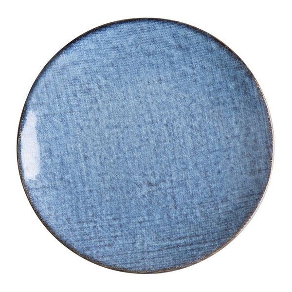 Coupeborden | DENIM | Porselein | Blauw | 6 Stuks | Ø230x22(h)mm