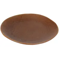 Inspire Borden | TEXTURE DARK | Porselein | Bruin | 6 Stuks | Ø210x19(h)mm 