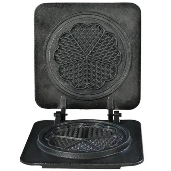 Wisselplaten | AMORE M | Hartvormige Wafels (Ø165mm) | Gietijzer