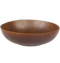 Inspire Diepe Borden | TEXTURE DARK | Porselein | Bruin | 6 Stuks | Ø200x57(h)mm