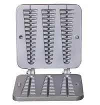 GMG Wisselplaten | WAFFELINO | Lollypopwafels (230x30x24mm) | Gietijzer
