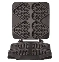 GMG Wisselplaten | TIAMO | Hartvormige Wafels (132x125x24mm) | Gietijzer