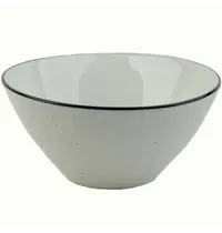 Inspire Kommen | BLACK PEPPER | Porselein | Wit | 57cl | 6 Stuks | Ø160x73(h)mm