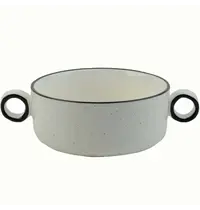 Inspire Soepkommen | BLACK PEPPER | Porselein | Wit | 35cl | 6 Stuks | Ø120/175x48(h)mm