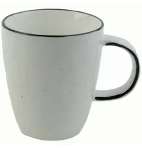 Inspire Mokken | BLACK PEPPER | Porselein | Wit | 35cl | 6 Stuks | Ø85/120x100(h)mm