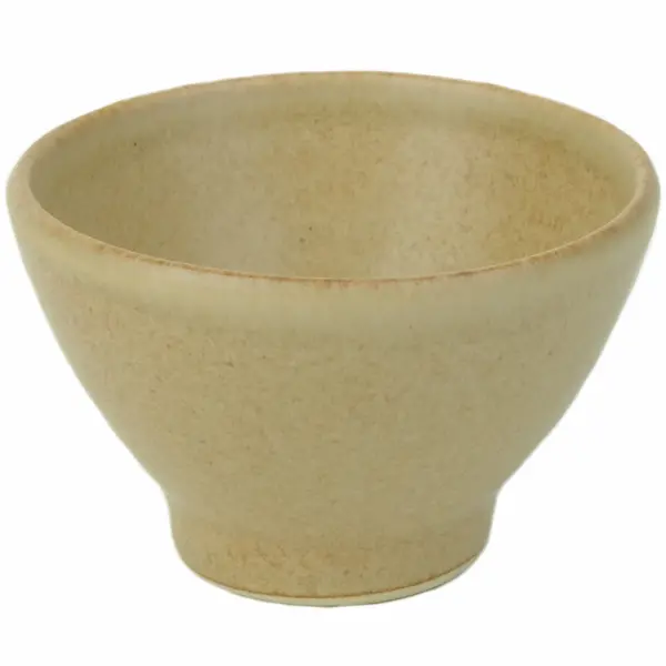 Dipschaaltjes | PRATO HONEY | Keramiek | Ambergeel | 8cl | 24 Stuks | Ø75x50(h)mm