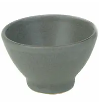 Inspire Dipschaaltjes | PRATO TAUPE | Keramiek | Leigrijs | 8cl | 24 Stuks | Ø75x50(h)mm