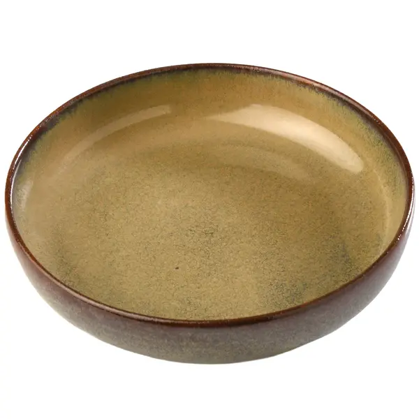 Diepe Borden | PRATO RUSTIQUE | Keramiek | Roestbruin | 12 Stuks | Ø180mm