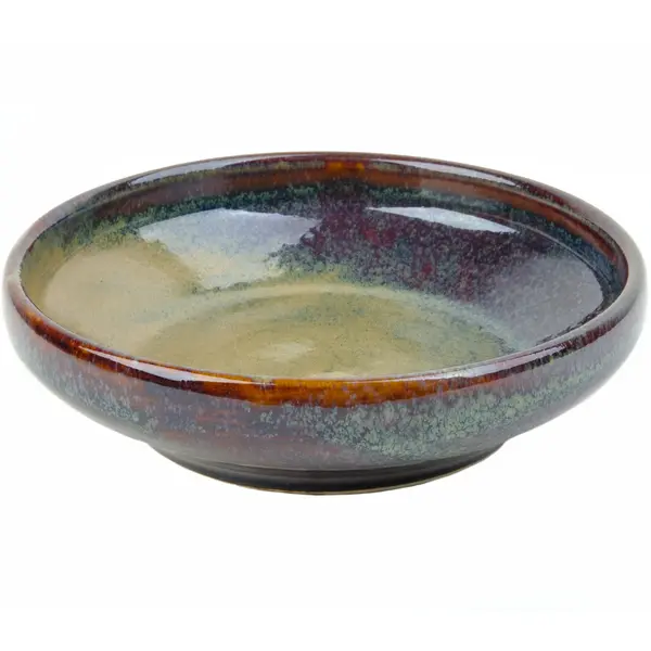 Diepe Borden | PRATO RUSTIQUE | Keramiek | Roestbruin | 8 Stuks | Ø215x55(h)mm