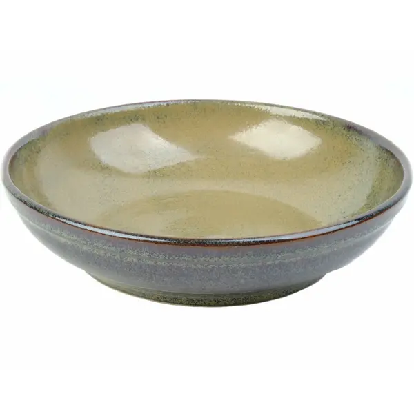 Pastaborden | PRATO RUSTIQUE | Keramiek | Roestbruin | 6 Stuks | Ø230x55(h)mm