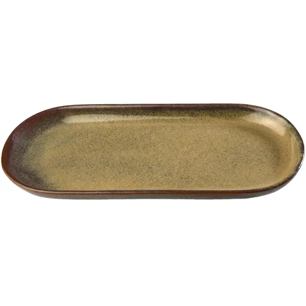 Borden | PRATO RUSTIQUE | Keramiek | Roestbruin | 6 Stuks | 350x160mm
