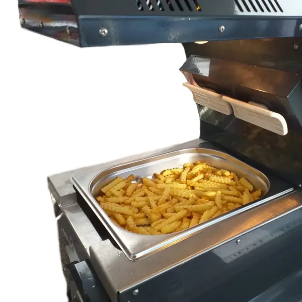 Grillomax | SNACKSTATION | Elektrisch | Lading 1kg | ≤320°C | 3.3kW (230V) | Frietwarmhouder | Touchscreen + Programmering | 435x585x760(h)mm