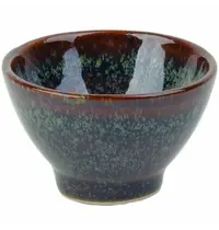 Inspire Dipschaaltjes | PRATO RUSTIQUE | Keramiek | Roestbruin | 8cl | 12 Stuks | Ø75x50(h)mm