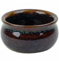 Inspire Dipschaaltjes | PRATO RUSTIQUE | Keramiek | Roestbruin | 7cl | 12 Stuks | Ø75x35(h)mm