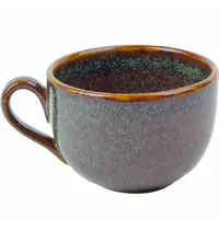 Inspire Kopjes | PRATO RUSTIQUE | Keramiek | Roestbruin | 18cl | 12 Stuks | Ø95/120x65(h)mm