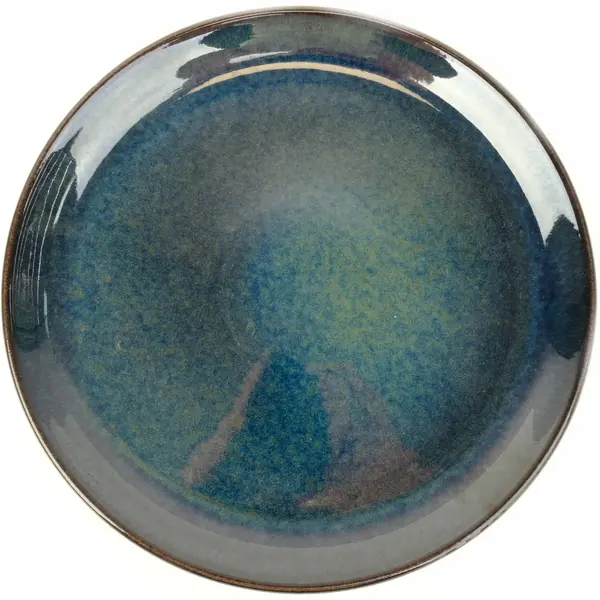 Borden | PRATO DARKBLUE | Keramiek | Donkerblauw | 12 Stuks | Ø220mm