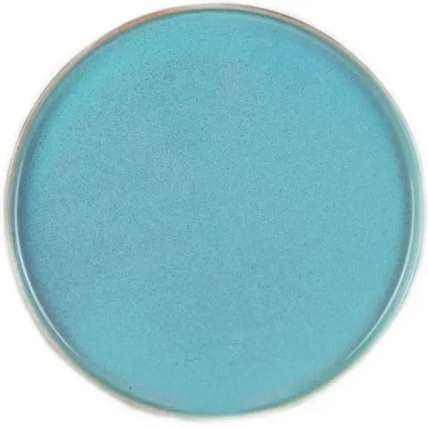 Borden | LAGUNA | Keramiek | Azuurblauw | 6 Stuks | Ø270x20(h)mm