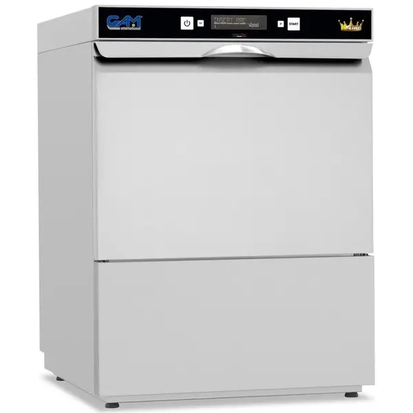 Horeca Vaatwasser | Mand 500x600 | Afvoerpomp | Zeeppomp | Naglanspomp | Breaktank | 400V | 595x700x850(h)mm
