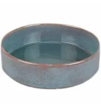 Inspire Diepe Borden | LAGUNA | Keramiek | Azuurblauw | 6 Stuks | Ø210x50(h)mm