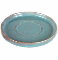 Inspire Schotels | LAGUNA | Keramiek | Azuurblauw | 12 Stuks | Ø140x20(h)mm 