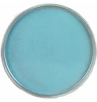 Inspire Borden | LAGUNA | Keramiek | Azuurblauw | 6 Stuks | Ø210x20(h)mm
