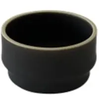 Molde Dipschaaltjes | ATLAS | Keramiek | Zwart | 8cl | 6 Stuks | Ø70x40(h)mm