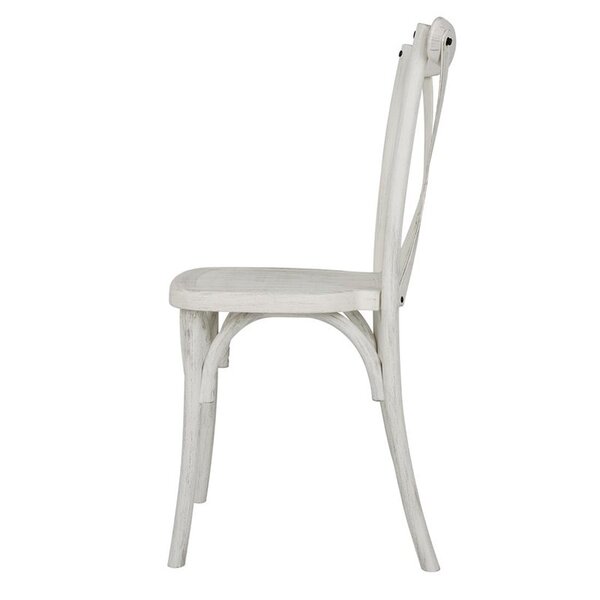 Stoelen | MANHATTAN | Hars | Wit | In-/Outdoor | Stapelbaar | 4 Stuks | 460x435x885(h)mm