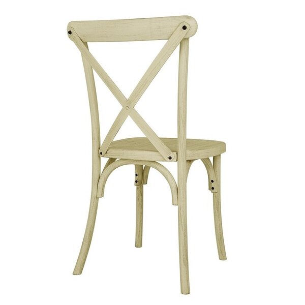 Stoelen | MANHATTAN | Hars | Naturel | In-/Outdoor | Stapelbaar | 4 Stuks | 460x435x885(h)mm