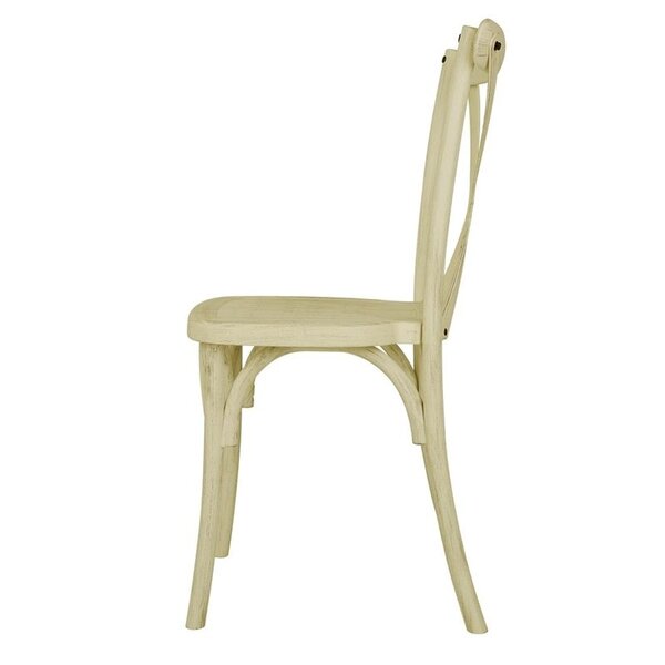 Stoelen | MANHATTAN | Hars | Naturel | In-/Outdoor | Stapelbaar | 4 Stuks | 460x435x885(h)mm
