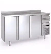 Coreco Koelwerkbank | 600 RANGE | 504L | 3 Deuren + 2 Laden | -2°C/+8°C | Geforceerd | Temperatuuralarm | Achteropstand | 2020x600x1040/1140(h)mm