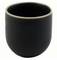 Molde Espressokopjes | EDGE | Keramiek | Zwart | 9cl | 6 Stuks | Ø55x60(h)mm