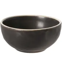 Molde Dipschaaltjes | EDGE | Keramiek | Zwart | 10.5cl | 6 Stuks | Ø90x40(h)mm