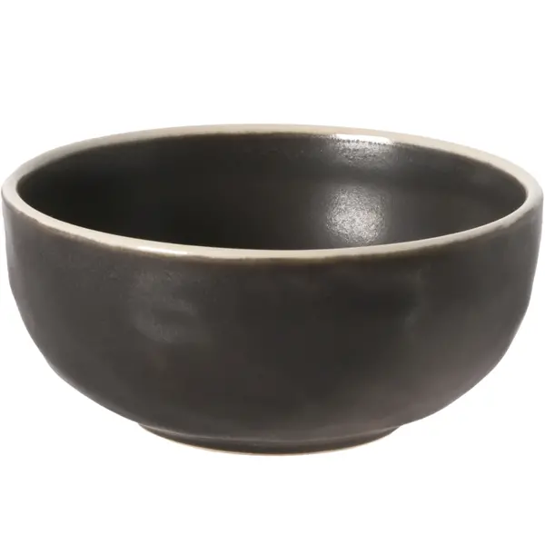 Dipschaaltjes | EDGE | Keramiek | Zwart | 15.5cl | 6 Stuks | Ø100x45(h)mm