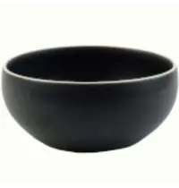 Molde Kommen | EDGE | Keramiek | Zwart | 77cl | 6 Stuks | Ø145x70(h)mm