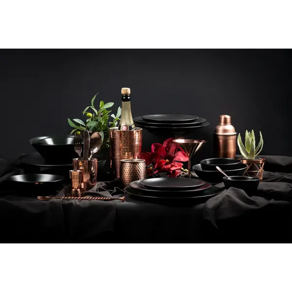 Kommen | ASIA BLACK | Keramiek | Zwart | 35cl | 24 Stuks | Ø150x60(h)mm