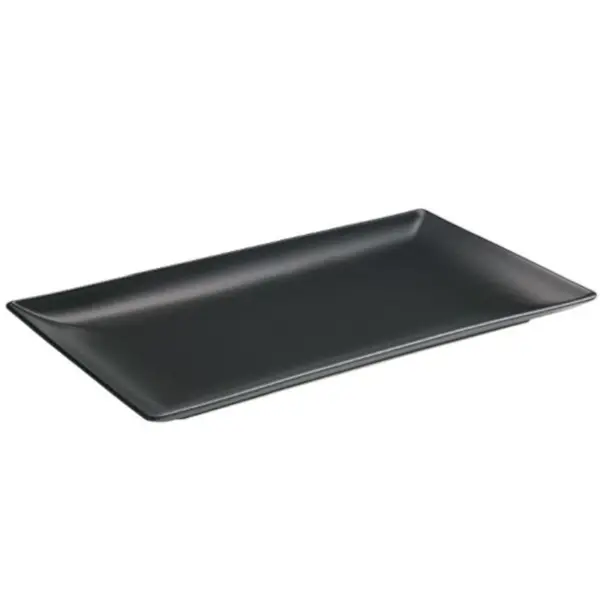 Borden | ASIA BLACK | Keramiek | Mat Zwart | 12 Stuks | 310x210x25(h)mm