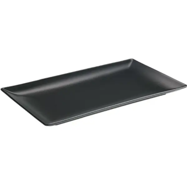 Borden | ASIA BLACK | Keramiek | Mat Zwart | 12 Stuks | 330x170x21(h)mm