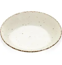 Gural Diepe Borden | ENT SIDE | Porselein | Beige | 12 Stuks | Ø200x40(h)mm