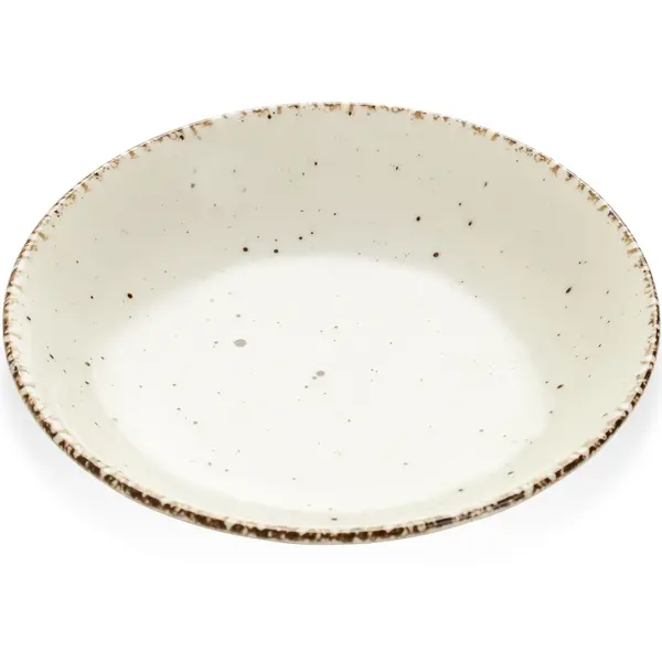 Diepe Borden | ENT SIDE | Porselein | Beige | 12 Stuks | Ø200x40(h)mm