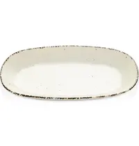 Gural Borden | ENT SIDE | Porselein | Beige | 6 Stuks | 390x240mm