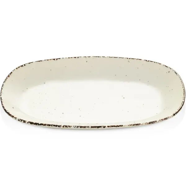 Borden | ENT SIDE | Porselein | Beige | 6 Stuks | 390x240mm