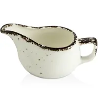 Gural Sauskommen | ENT SIDE | Porselein | Beige | 9cl | 6 Stuks | 55x45(h)mm