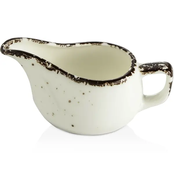 Sauskommen | ENT SIDE | Porselein | Beige | 9cl | 6 Stuks | 55x45(h)mm