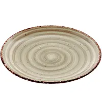 Gural Borden | ENT TERRA | Porselein | Ecru | 6 Stuks | Ø270mm 